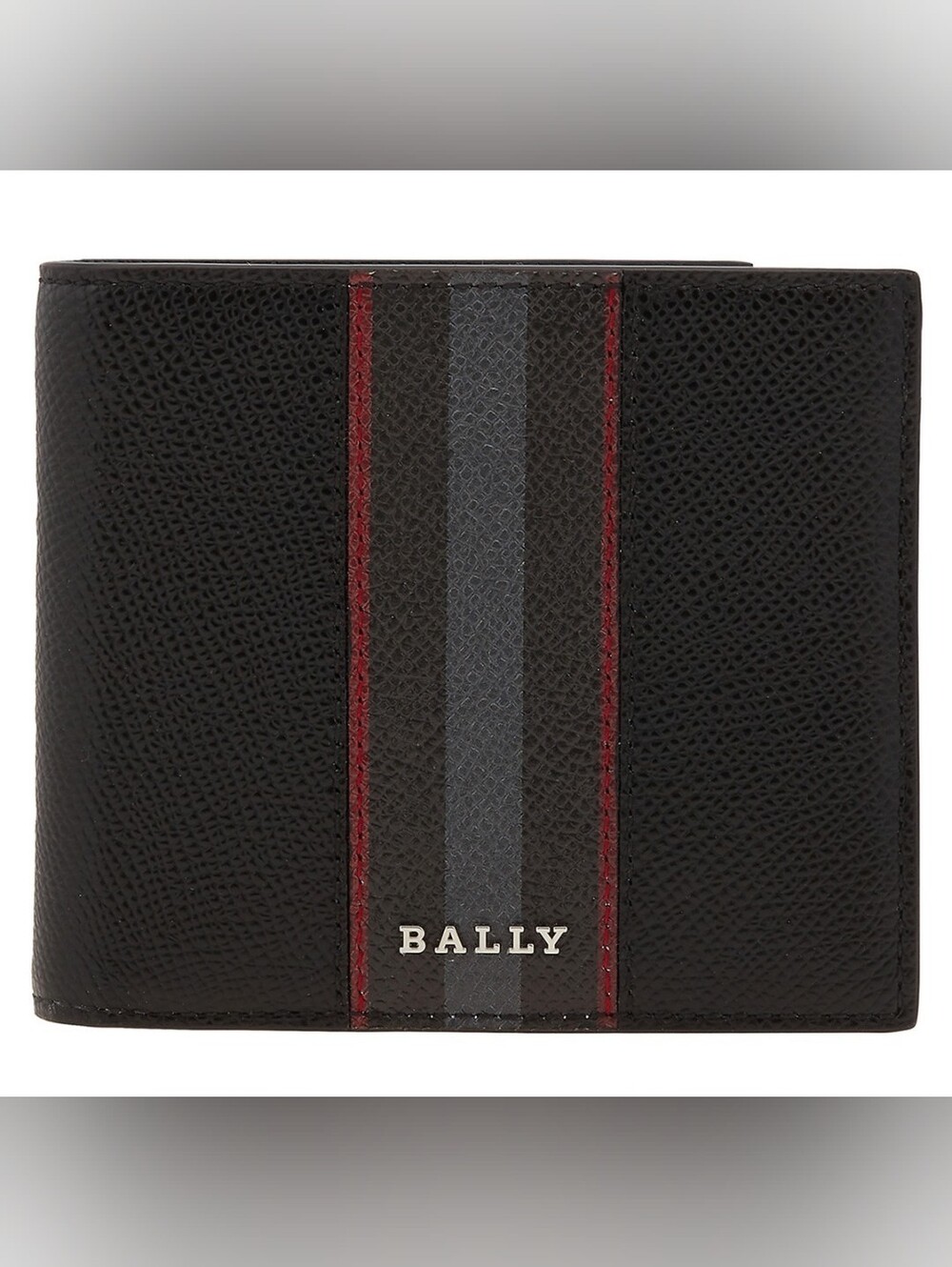 Bally Men's Brasai Leather Wallet in Black 8cc 603743